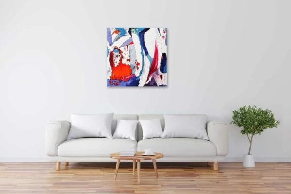Acryl Gemälde abstrakte Form bild kaufen