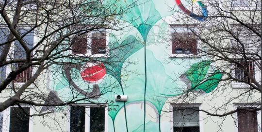 Fassadenmalerei wandmalerei modern